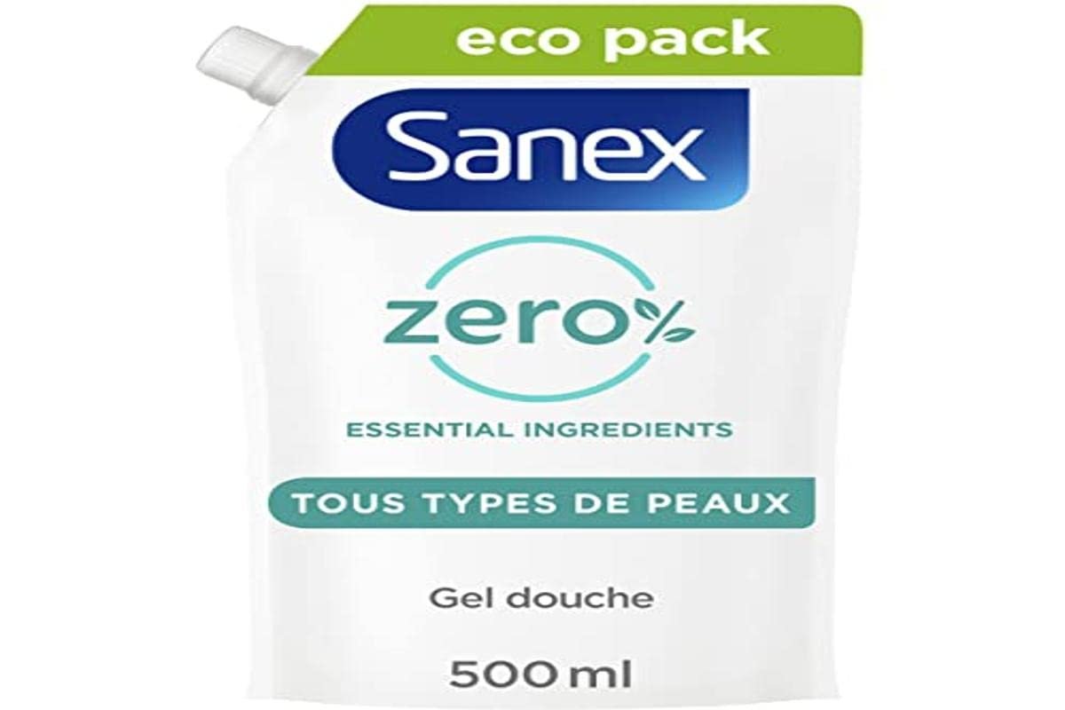 Гель для душу SANEX Null% Moisturising Eco Refill Pack 500 мл, фото №1
