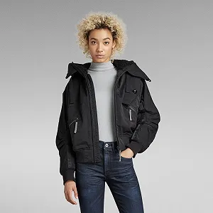 Жіноча куртка G‑Star Hooded Bomber Loose Fit - S - Фото 1