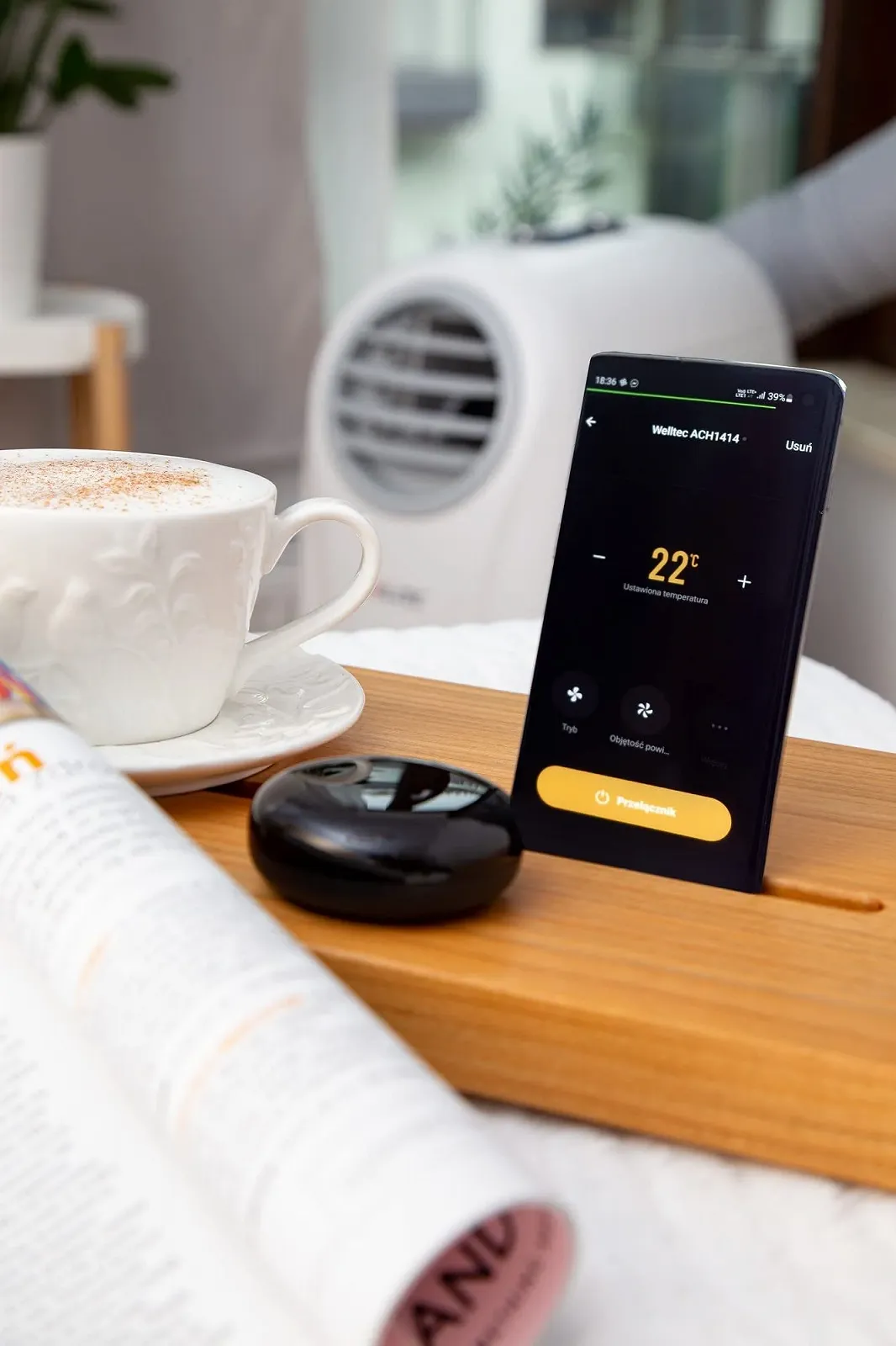 Мобільний кондиціонер Welltec ACH1212 4-в-1 12,000 BTU WiFi Клас енергоспоживання A, фото №5