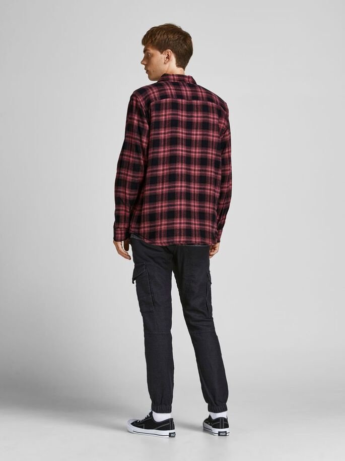 Рубашка Jack&Jones TEDDY OVERLS 12197075 Красный M, фото №2
