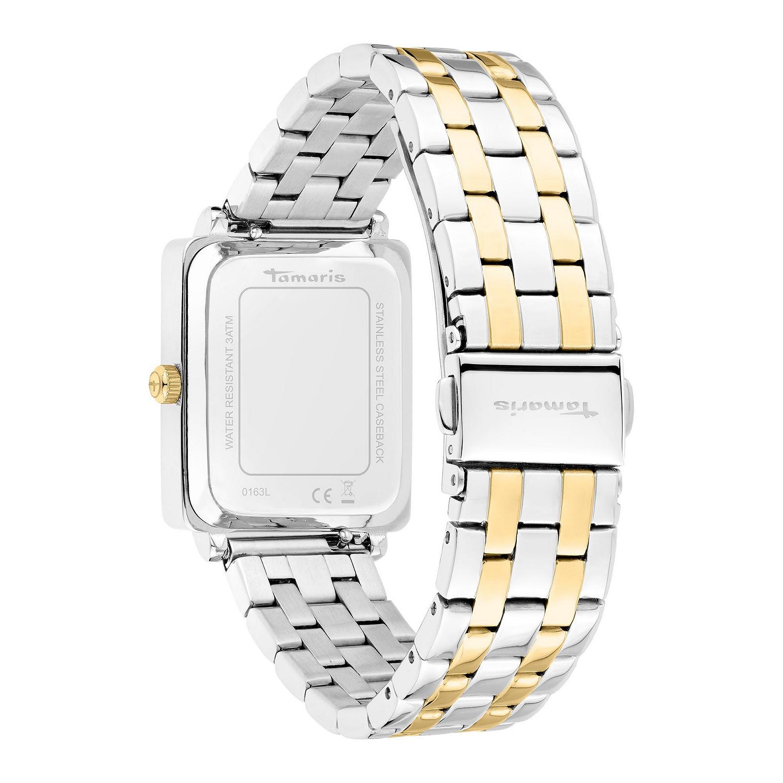 Аналоговий годинник Tamaris Кварцовий з нержавіючої сталі з браслетом з нержавіючої сталі, фото №3