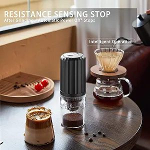 Кофемолка электрическая USB портативная для кофе, специй, сухих трав, орехов (Черный) цена на synthetic.ua - Фото 1 Кофемолка электрическая USB портативная для кофе, специй, сухих трав, орехов (Черный) synthetic.ua - Фото 1