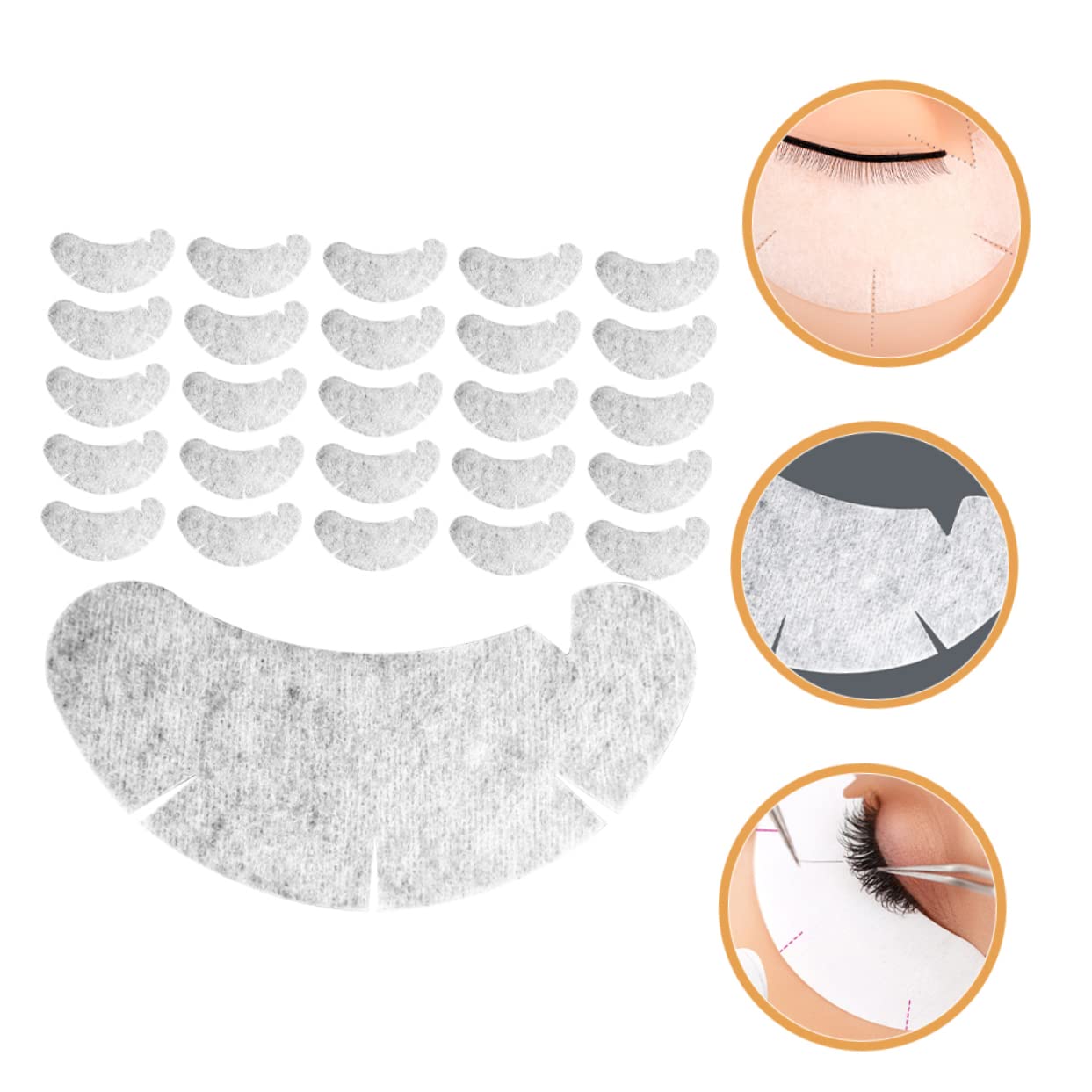 Косметический студийный набор: щетка для бровей, пинцет, средство для снятия макияжа Angoily, волоконные патчи (200 шт.), фото №2 Косметический студийный набор: щетка для бровей, пинцет, средство для снятия макияжа Angoily, волоконные патчи (200 шт.), фото №2