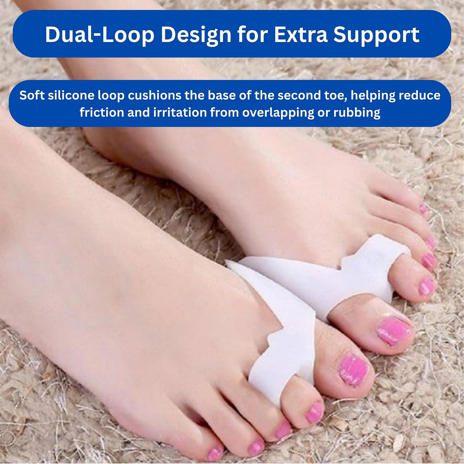 Роздільник для пальців Силіконовий Білий (2 шт.), фото №3 Роздільник для пальців Силіконовий Білий (2 шт.), фото №3