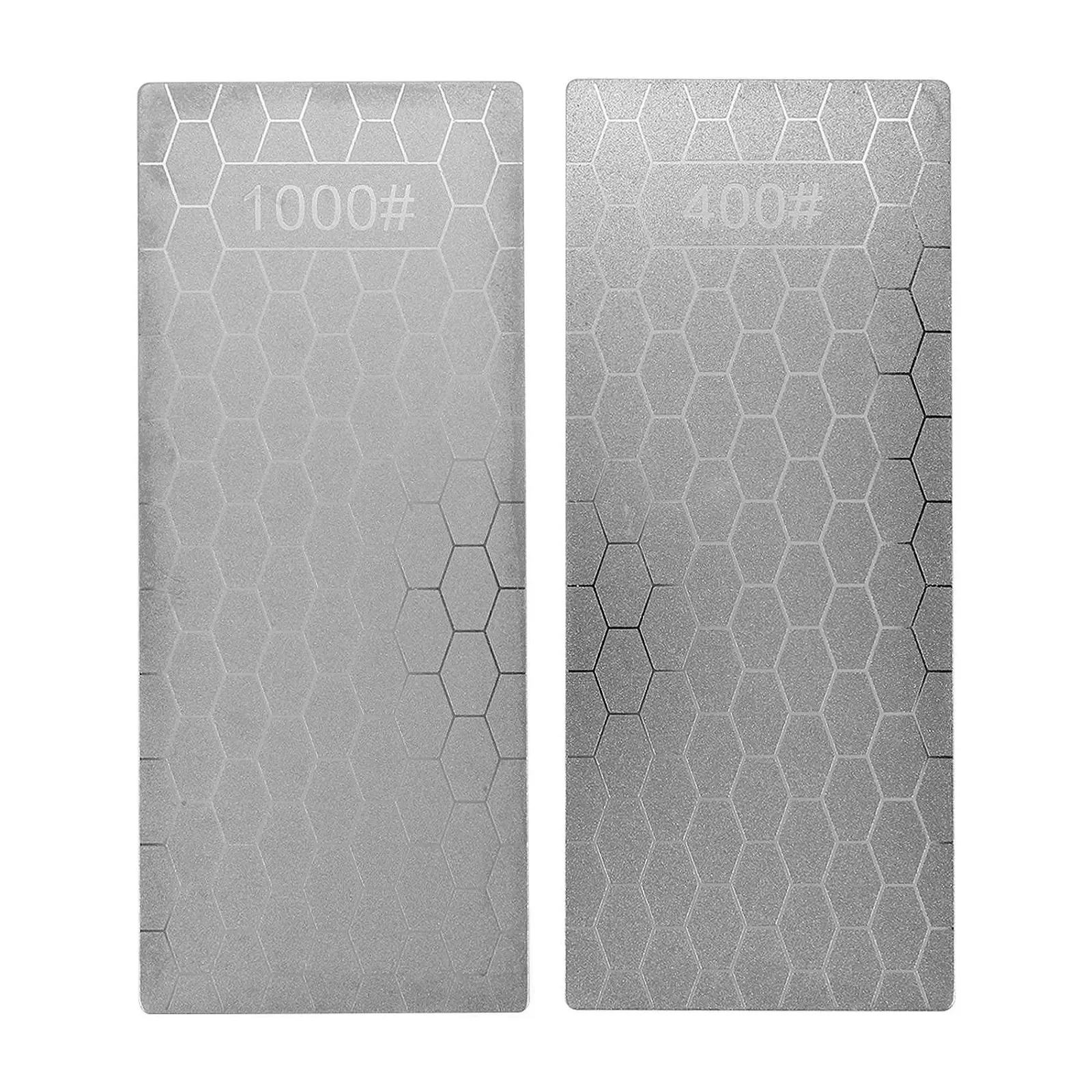 Алмазные точильные камни 2 штуки 400/1000 Grit сотовая поверхность, фото №1