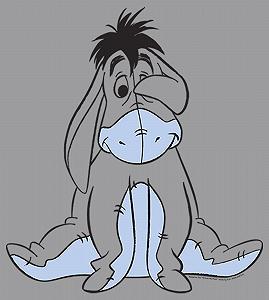 Худі Disney Winnie The Pooh-Basic Sketch Eeyore для хлопчиків synthetic.ua - Фото 1