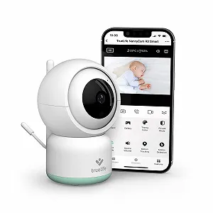 Розумна внутрішня камера TrueLife NannyCam R3 Smart Full HD Біла - Фото 1