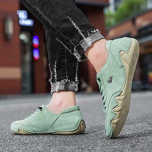 Черевики Alpaca Barefoot Shoes Cowboy Boots кожаные, высокие, цвета хаки, размер 34-50 EU synthetic.ua - Фото 1