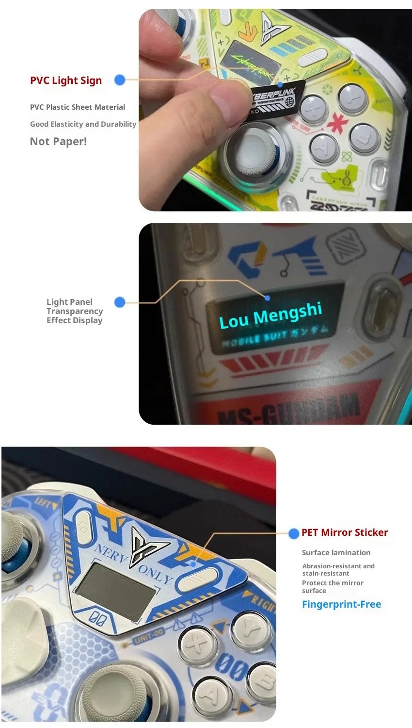 Наклейки Hollow Knight для геймпада FlyDigi APEX 5, фото №9 Наклейки Hollow Knight для геймпада FlyDigi APEX 5, фото №9