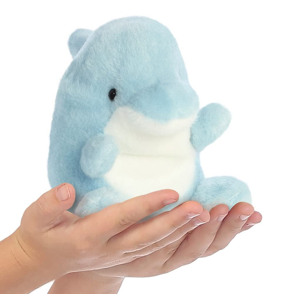 Мягкая игрушка Aurora Palm Pals Clicks Dolphin 33684 Синий 13 см, фото №5 Мягкая игрушка Aurora Palm Pals Clicks Dolphin 33684 Синий 13 см, фото №5