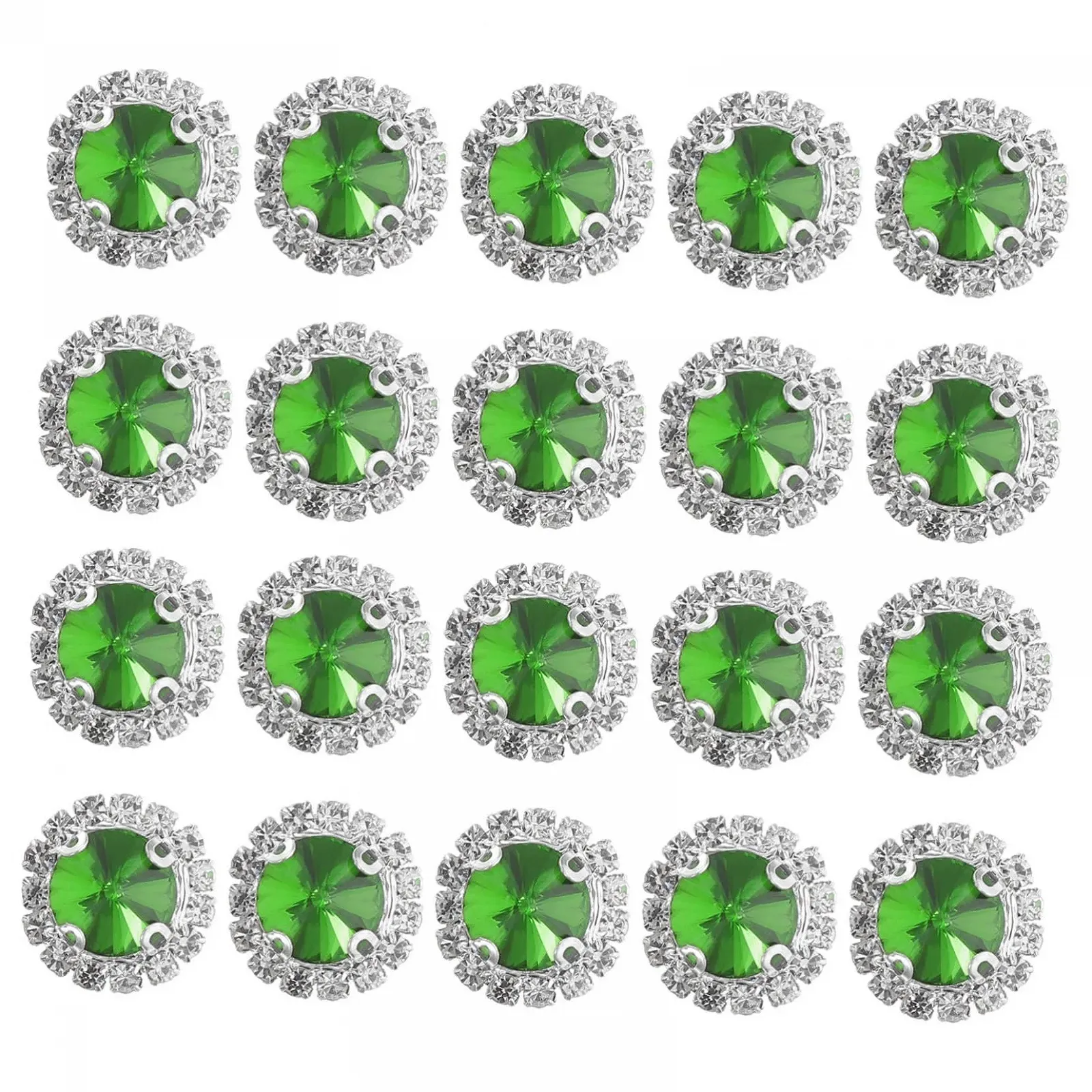 Стразы TEHAUX Искусственные бриллианты для рукоделия, 20 шт, фото №1