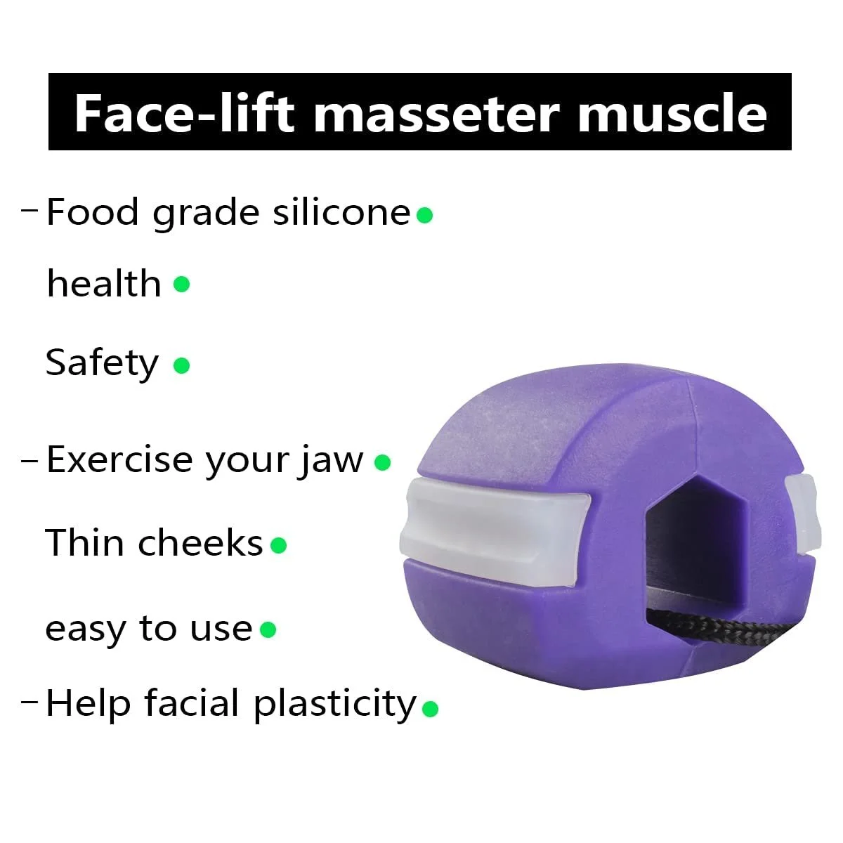 Тренажер для щелепи Quesuc, 4 шт, фото №3