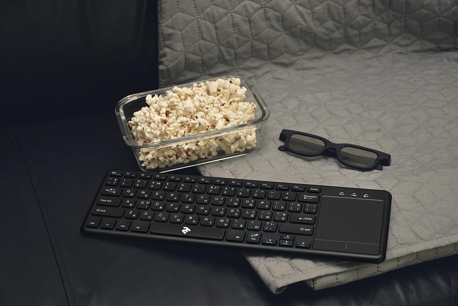 Клавіатура 2E KT100 WL Black (2E-KT100WB), фото №11