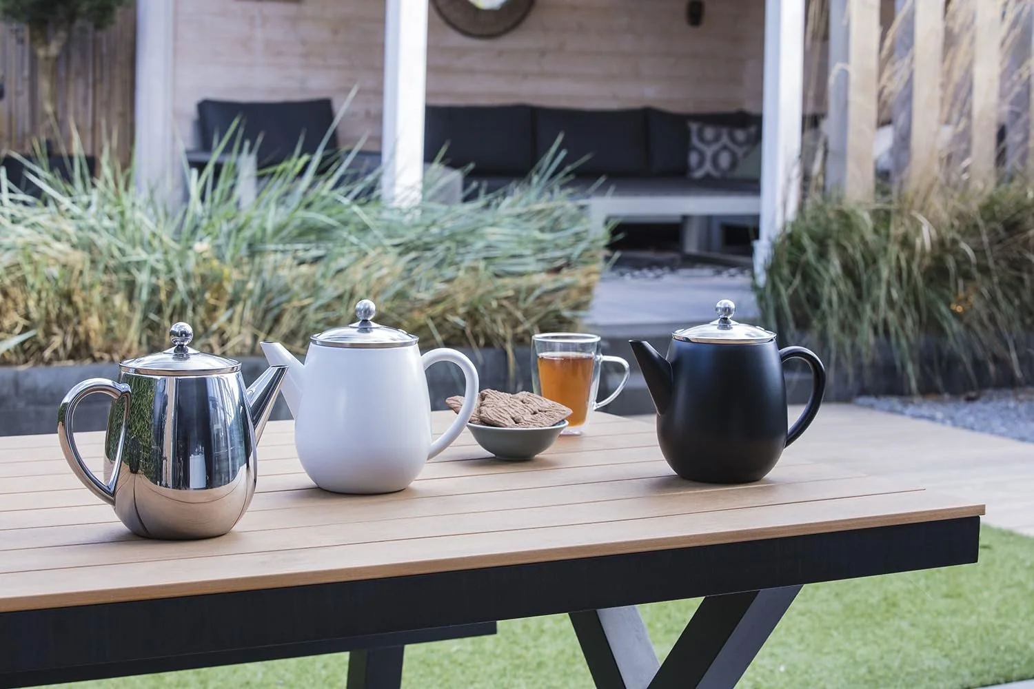 Чайник-заварник Bredemeijer Small Чорний двостінний з нержавіючої сталі 1,1 літра з фільтром для заварювання розсипного чаю, фото №8