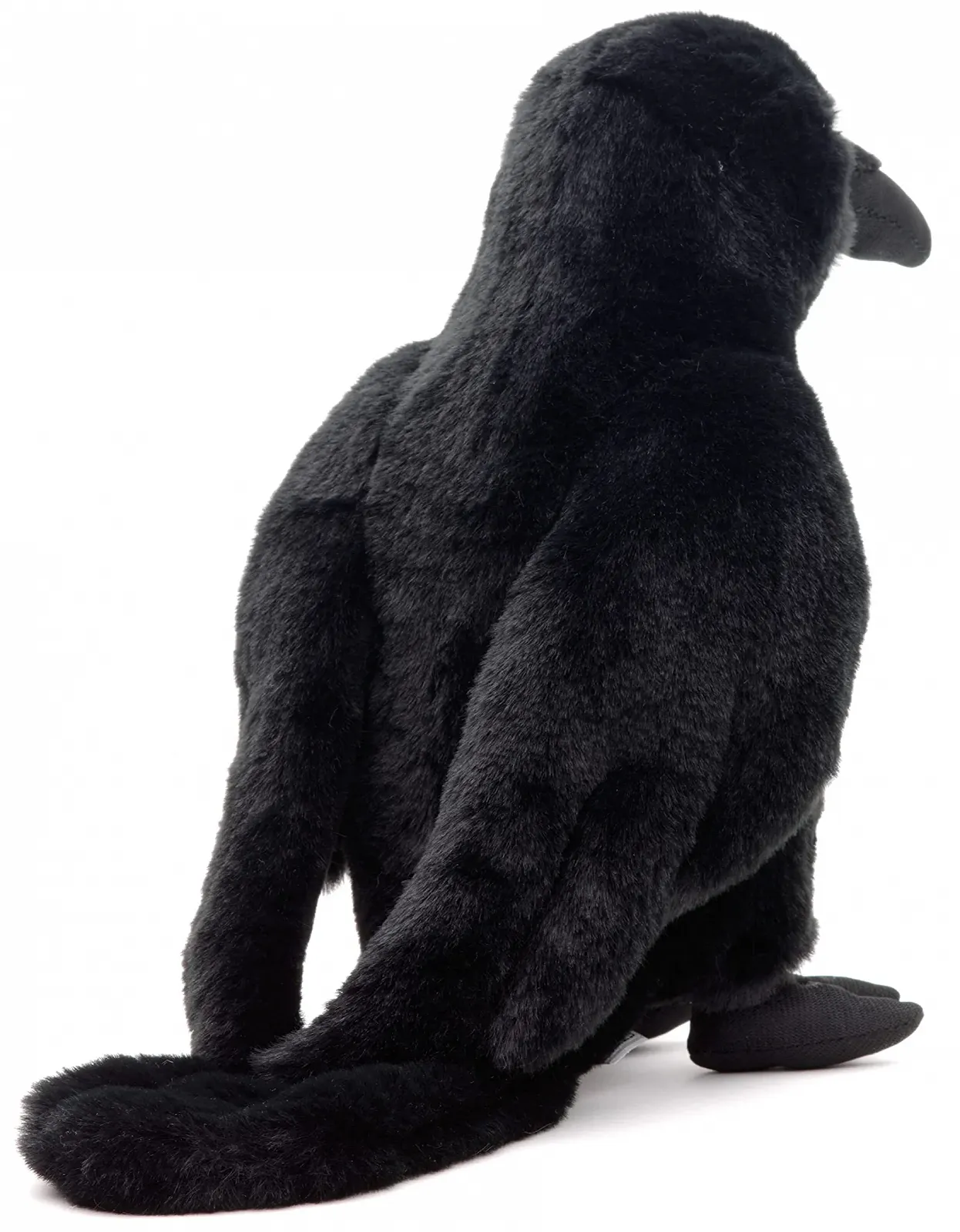 Плюшевий іграшковий птах Uni-Toys - Чорний ворон 23 см, фото №4