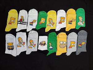 Бокс шкарпеток приколів із принтами «Сімпсони» 16 шт synthetic.ua - Фото 1