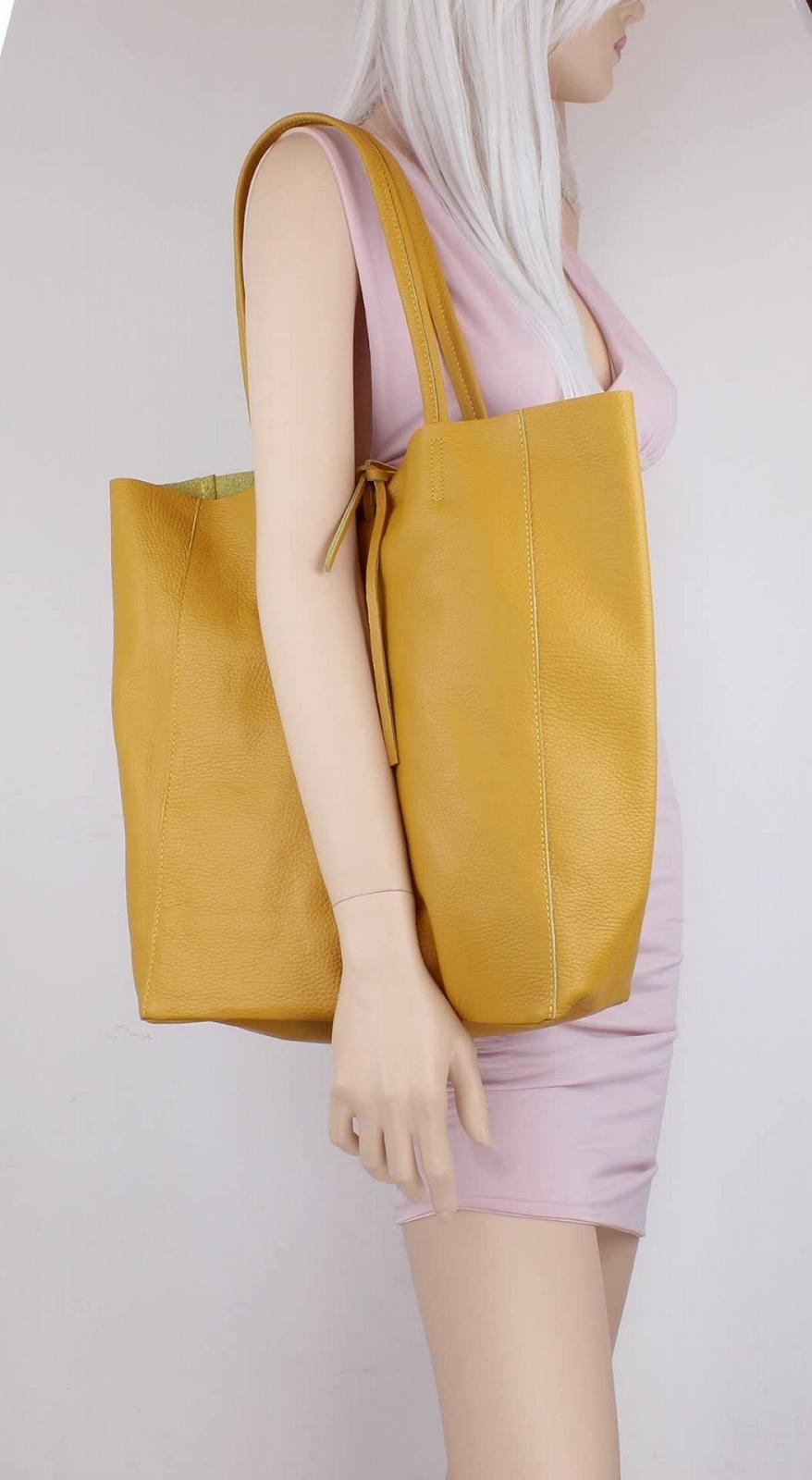 Женская сумка с открытым верхом Girly Handbags из натуральной кожи, фото №4