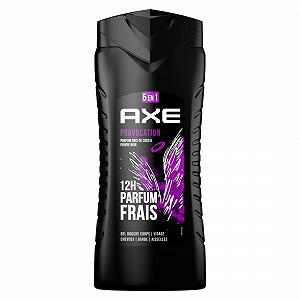 Гель для душу AXE Provocation 5-в-1 Кокос та чорний перець 400 мл宣 synthetic.ua - Фото 1