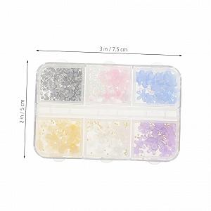 Підвіски для нігтів Квіти WOONEKY 3d Пластикові Саморобні synthetic.ua - Фото 1