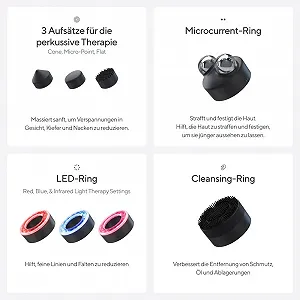 Масажер для обличчя Therabody TheraFace PRO 4-е покоління 8-в-1 Мікроструми та LED synthetic.ua - Фото 1