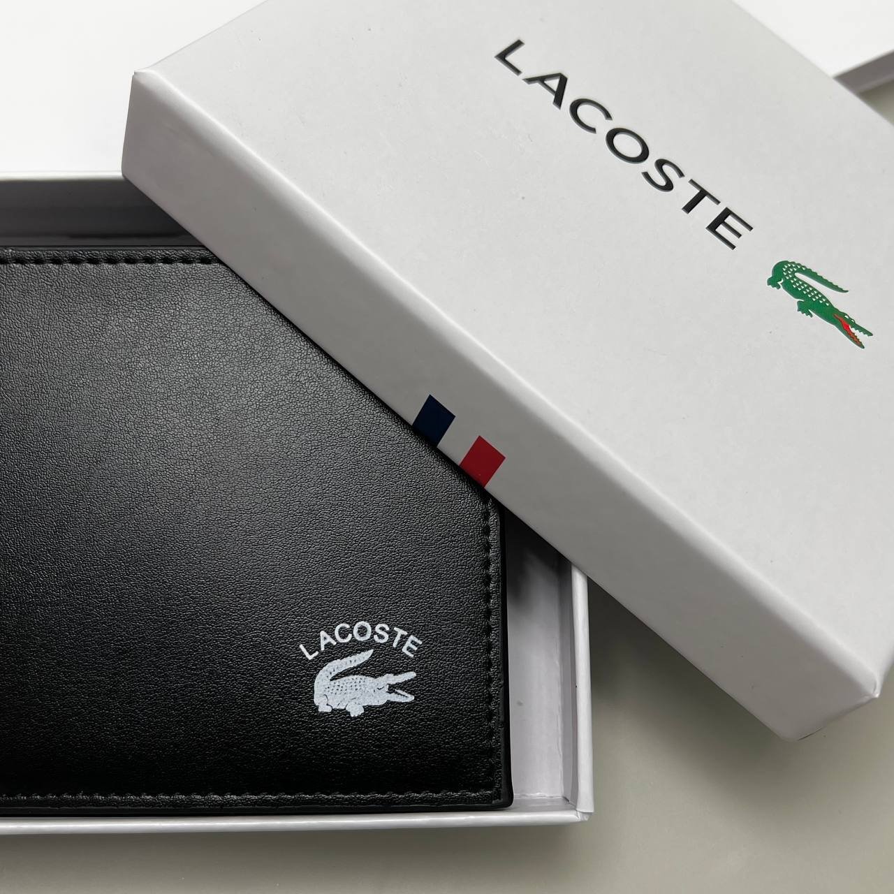 Гаманець чоловічий шкіряний Lacoste, фото №2