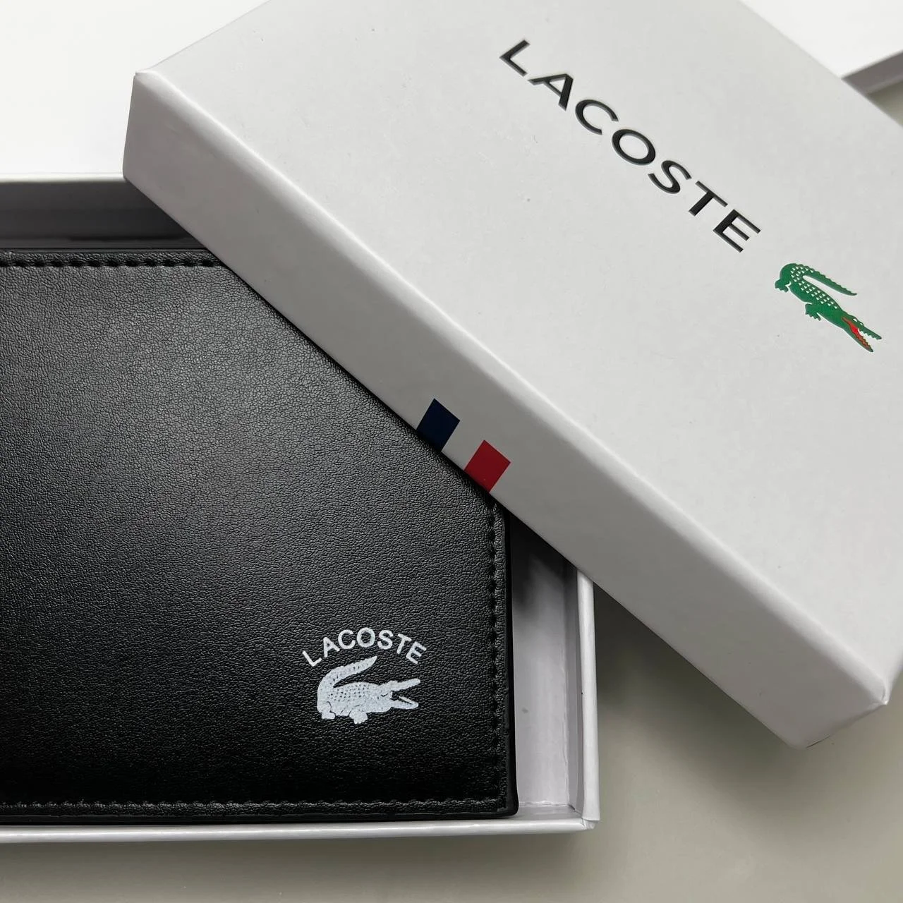 Гаманець чоловічий шкіряний Lacoste, фото №2