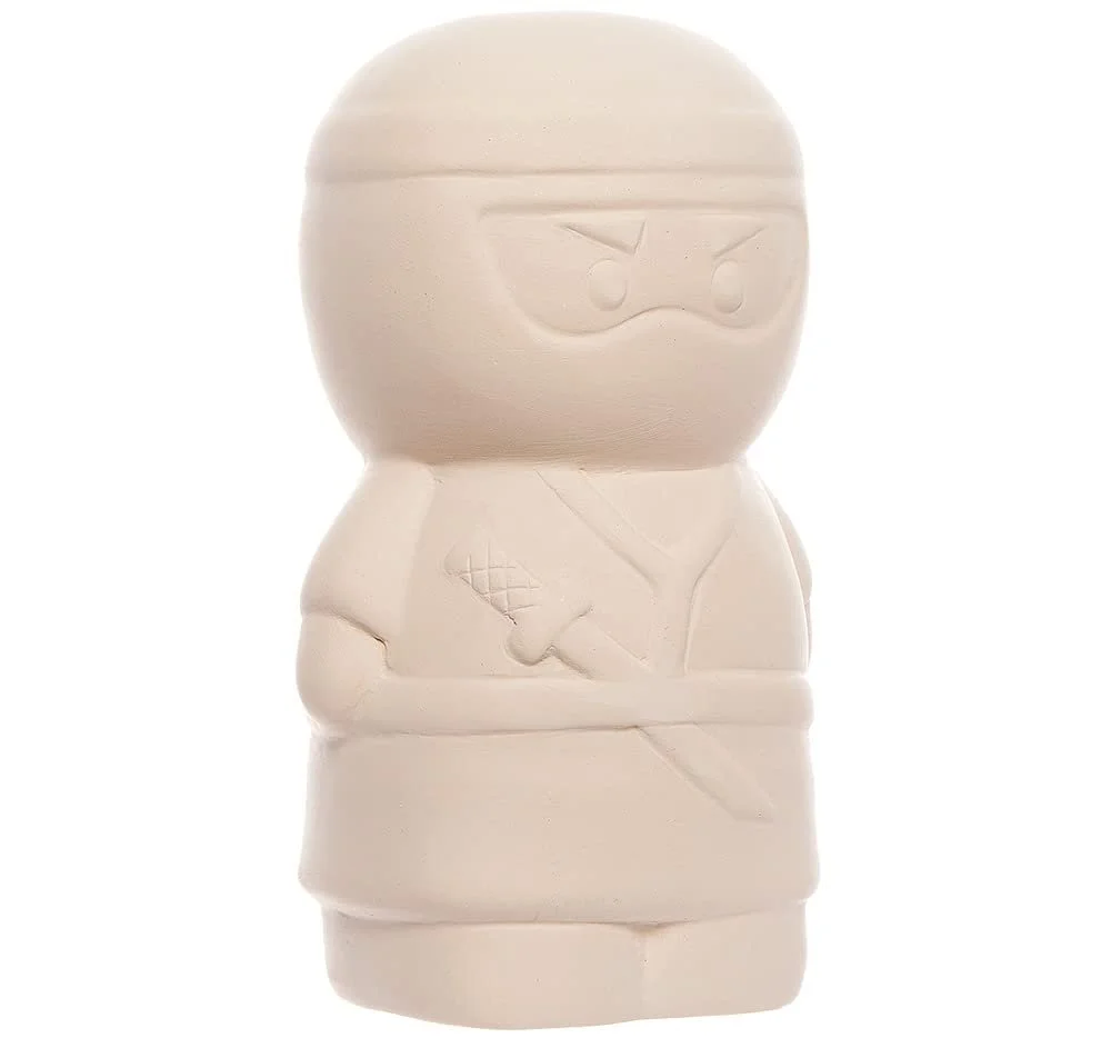 Копилки керамические Baker Ross FX856 Ниндзя набор для росписи 2 шт., фото №3