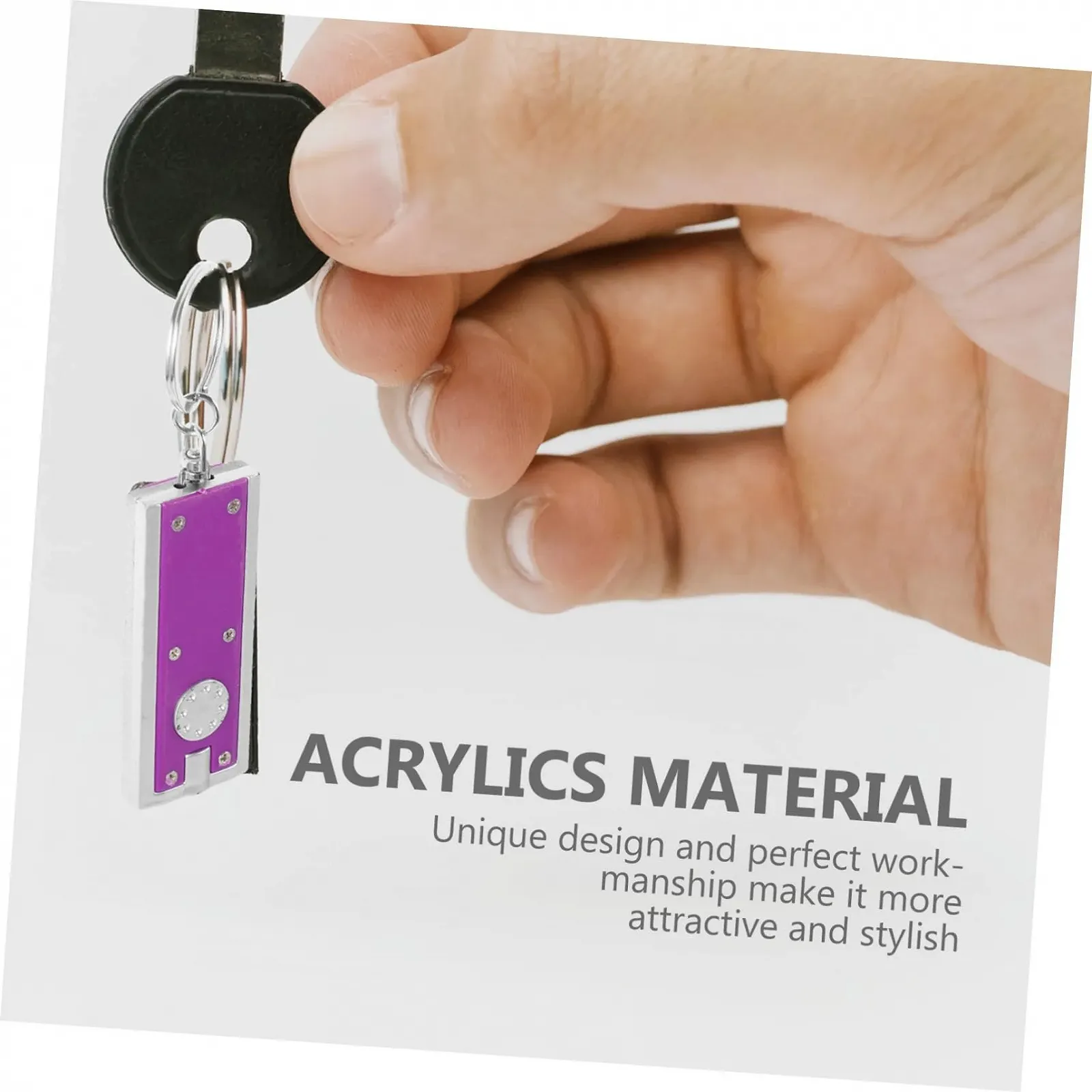 Світлодіодний ліхтарик Брелок Мініатюрний 12 шт, фото №7