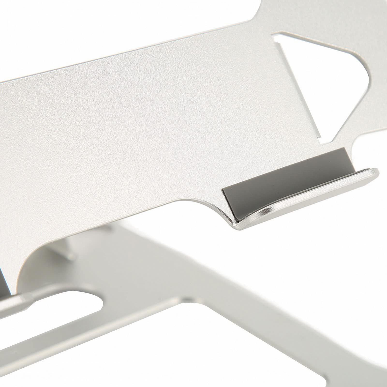 Підставка для ноутбука Настільна підставка Складна Легка Портативна Регульований кут з силіконовими накладками, фото №8