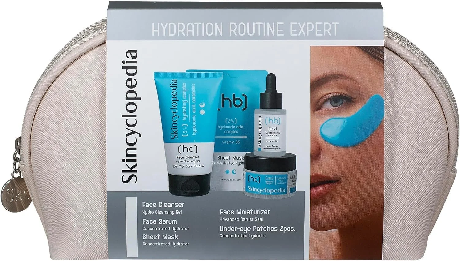 Набір для догляду за обличчям Skincyclopedia Hyaluronic, подарунковий набір для жінок, фото №1