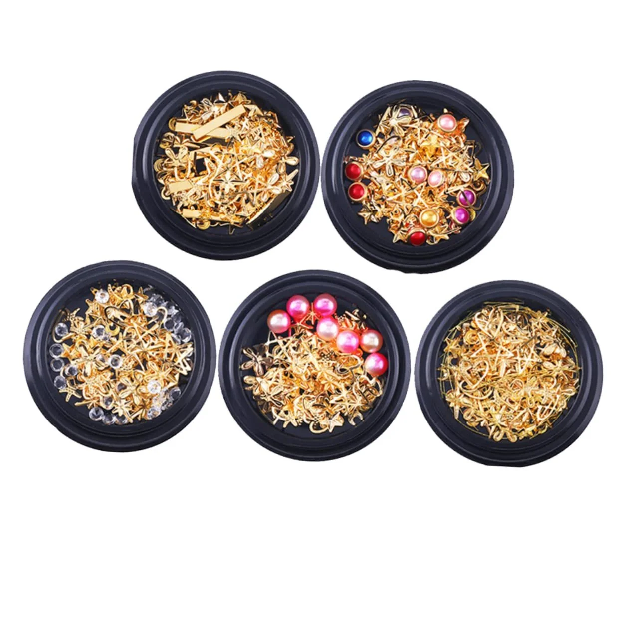 Украшения для ногтей MERRYHAPY Жемчуг Луна Звезды, фото №1