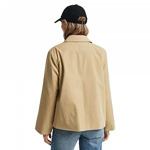 Жіноче коротке пальто GANT з бавовни synthetic.ua - Фото 1