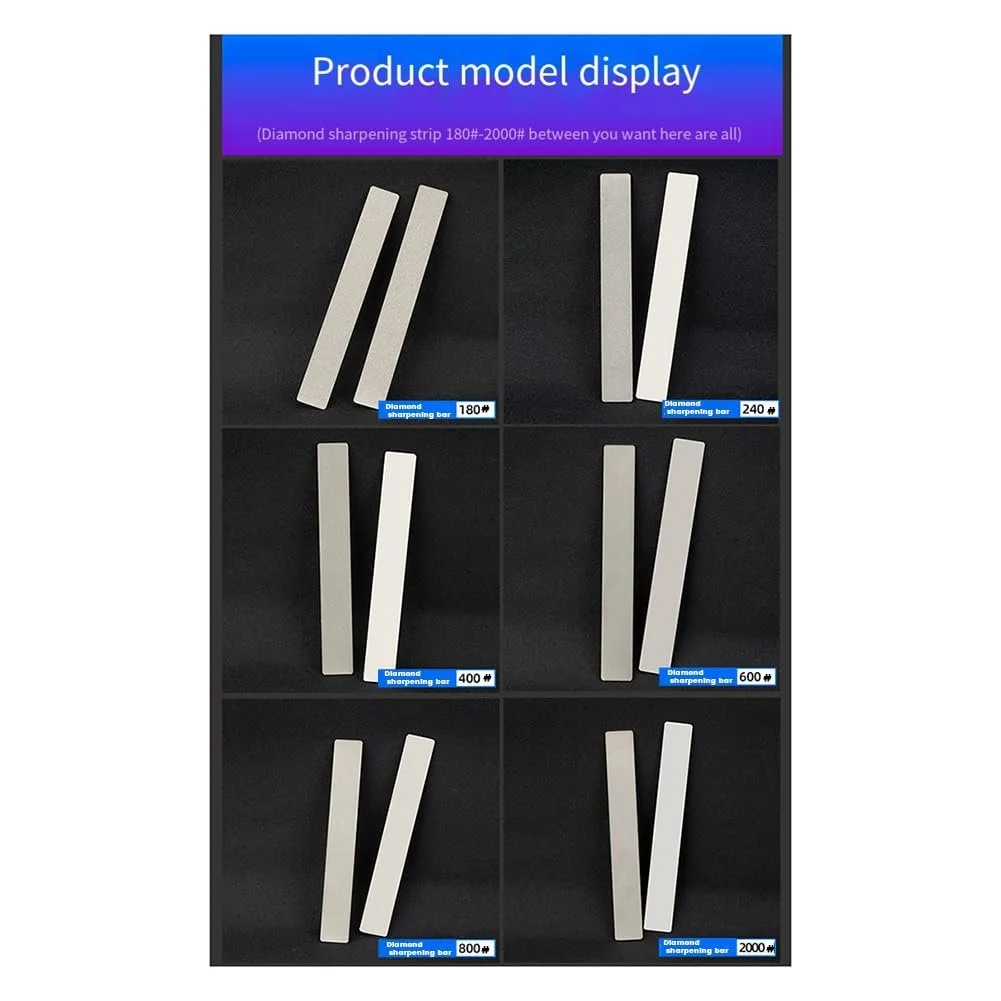 Набір точильних каменів алмазних для точилки RX008 120-3000 грит 7 шт., фото №2