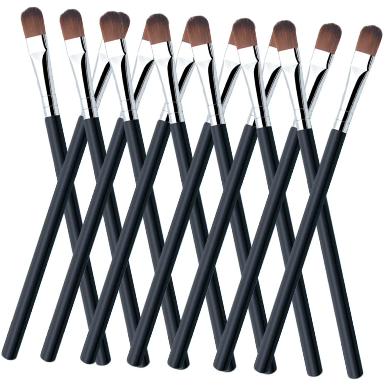 Пензлі для макіяжу MAGICLULU для повік, набір 100 шт, фото №5