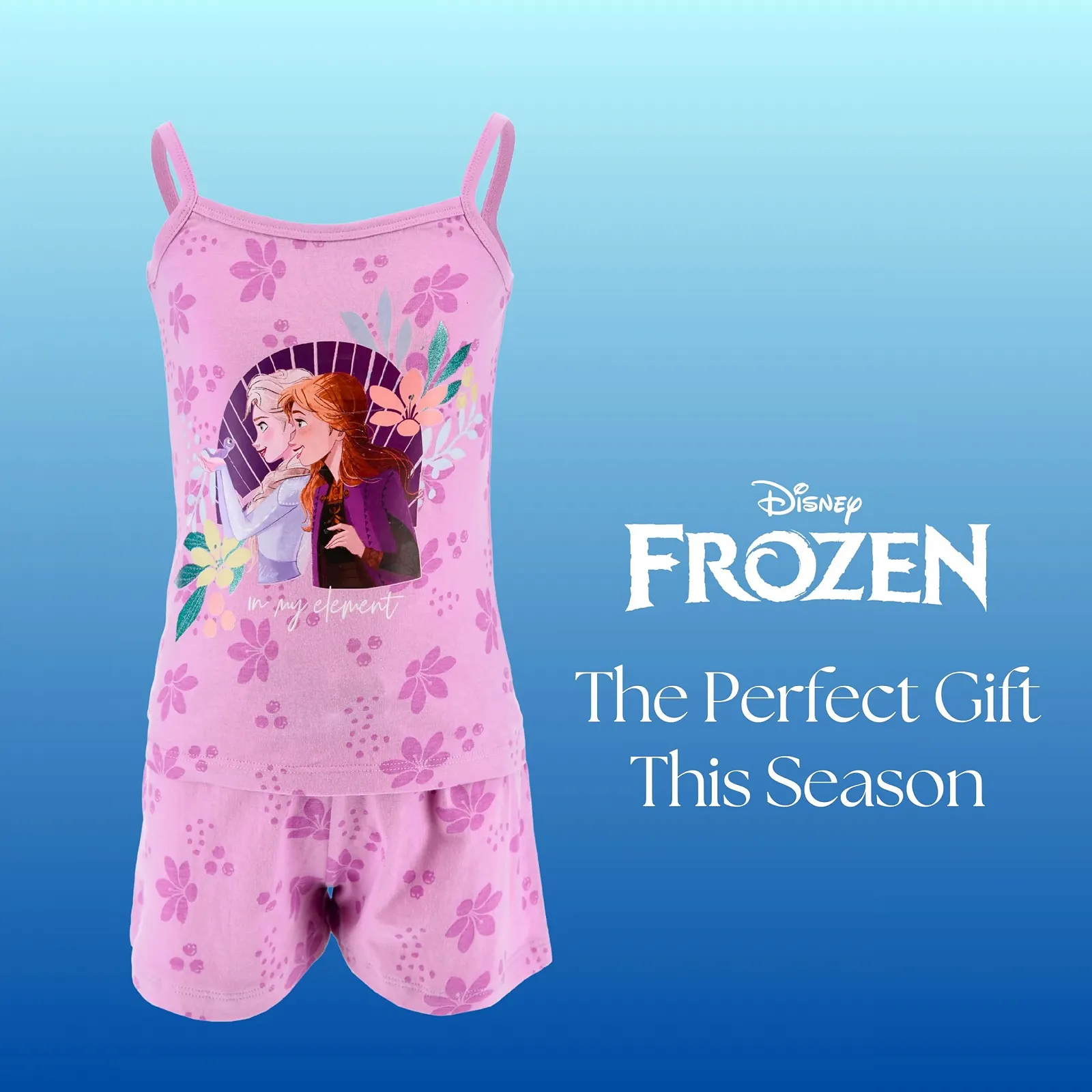 Піжама Disney Frozen для дівчат, комплект з 2 предметів, м'яка бавовняна піжама з дизайном Ельзи, Анни та Бруні, фото №8 Піжама Disney Frozen для дівчат, комплект з 2 предметів, м'яка бавовняна піжама з дизайном Ельзи, Анни та Бруні, фото №8