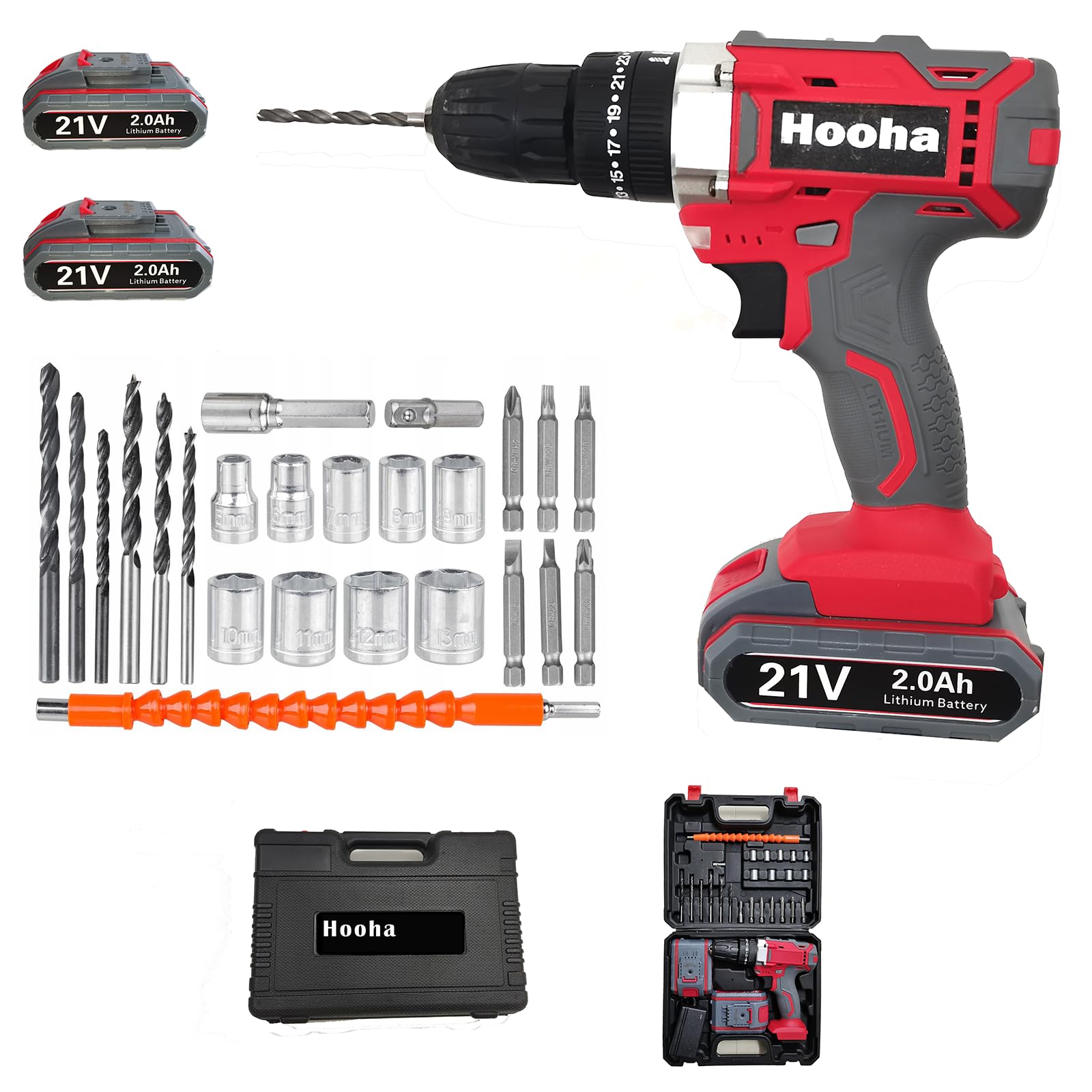 Шуруповерт Hooha Powerful 3-в-1 Акумуляторна 21 В, фото №1 Шуруповерт Hooha Powerful 3-в-1 Акумуляторна 21 В, фото №1