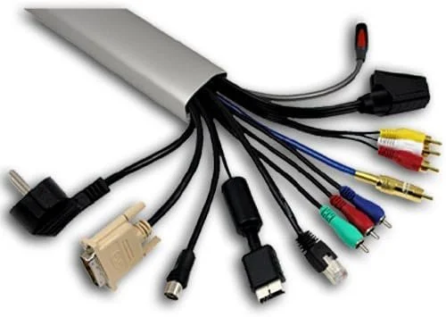 Кабельний канал алюмінієвий 100 x 2,6 см Сріблястий, фото №3 Кабельний канал алюмінієвий 100 x 2,6 см Сріблястий, фото №3