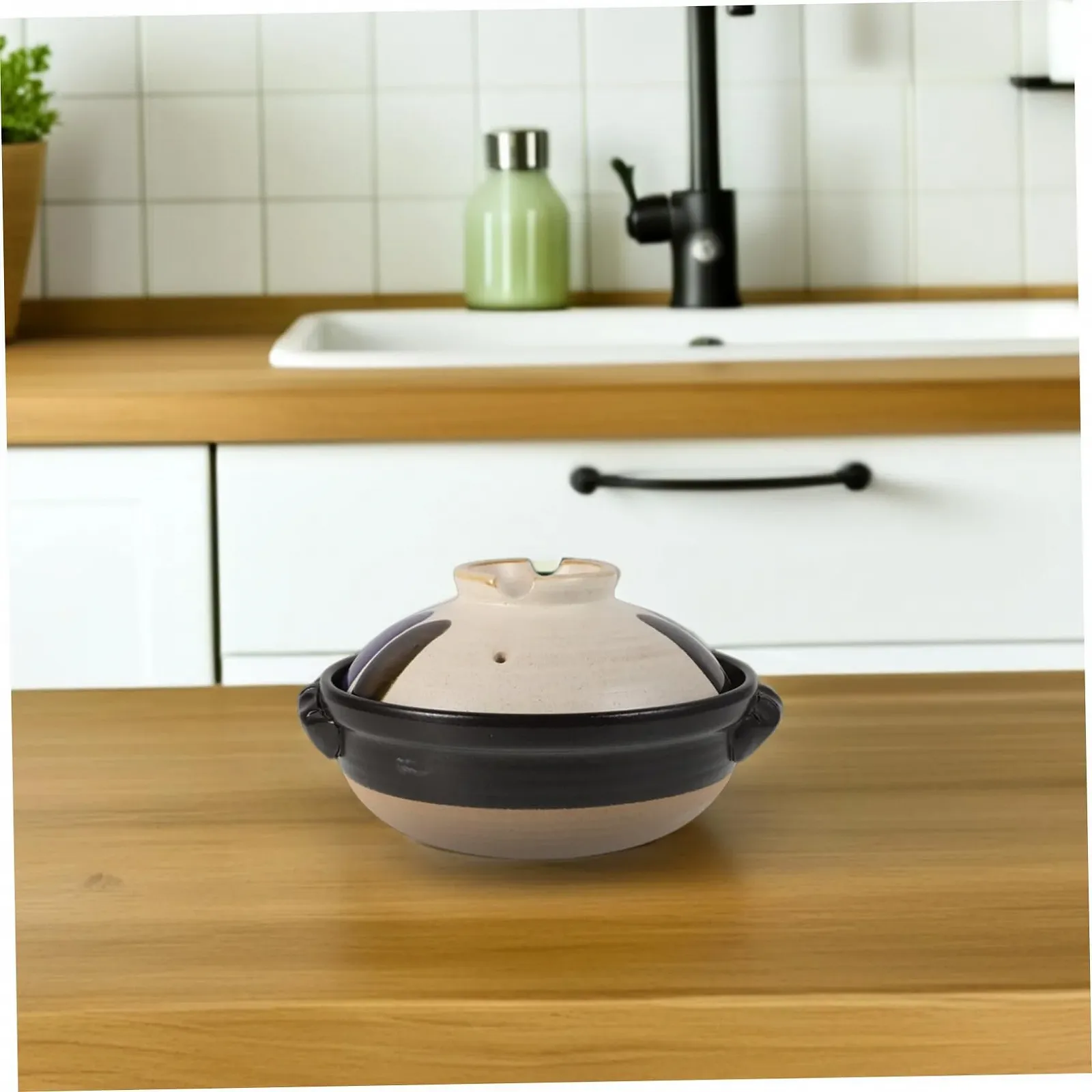 Кастрюля Garneck керамическая с крышкой и двойной ручкой, фото №9