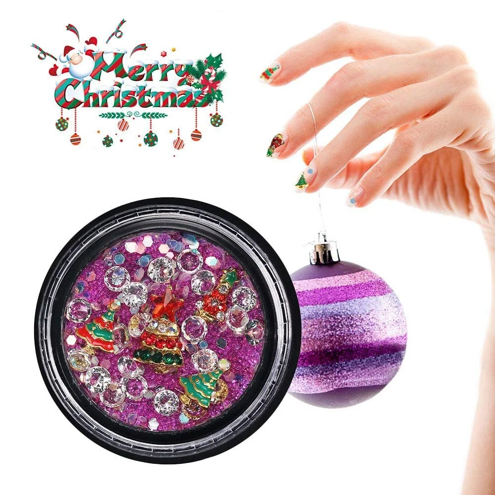 Стрази для нігтів Різдвяні Наклейки для манікюру, фото №8 Стрази для нігтів Різдвяні Наклейки для манікюру, фото №8