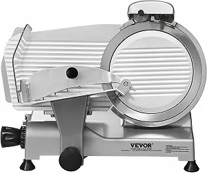 Професійний слайсер для нарізки VEVOR 340 Вт / Ніж 254 мм / Сірий synthetic.ua - Фото 1