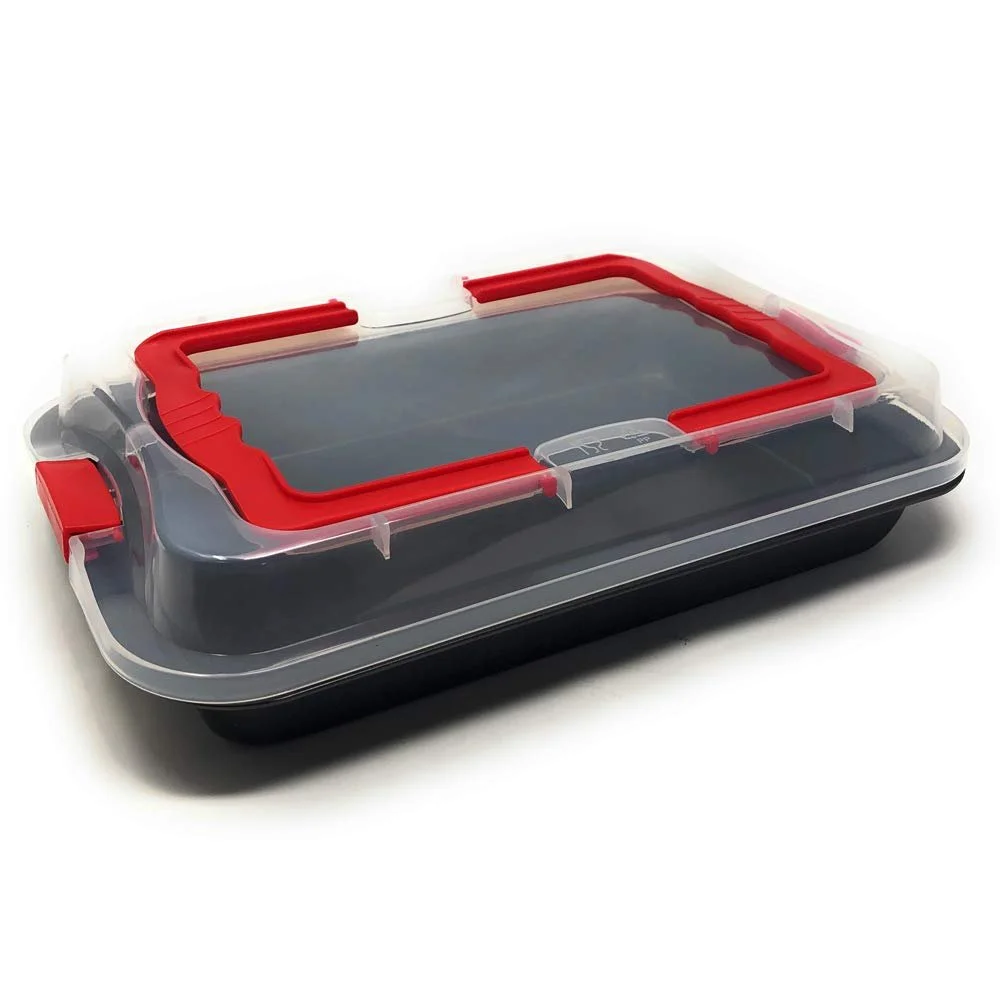 Форма для выпечки MGE Прямоугольная с крышкой Углеродистая сталь 36 x 23 см, фото №4