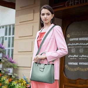 Сумка с ручками PORRASSO Модная, Зеленая, элегантная, классическая synthetic.ua - Фото 1