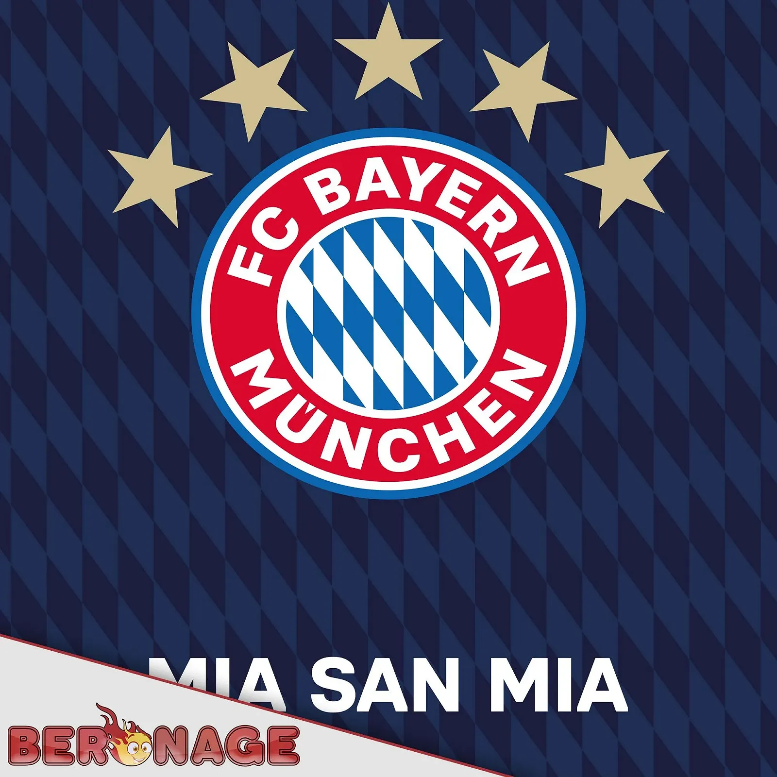 Постельное белье детское FC Bayern München Berni Mascot Allianz Arena 135x200 см 80x80 см 100% хлопок renforcé с молнией, фото №5