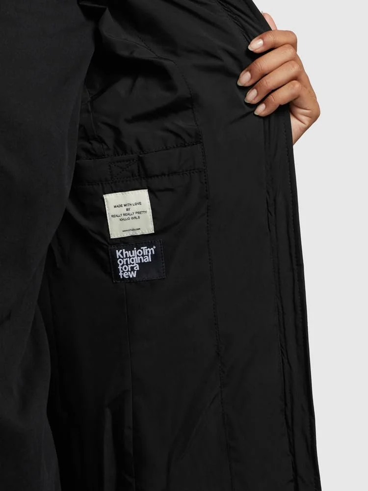 Зимове пальто khujo Aribay4 Light Жіноче Чорний, фото №6 Зимове пальто khujo Aribay4 Light Жіноче Чорний, фото №6