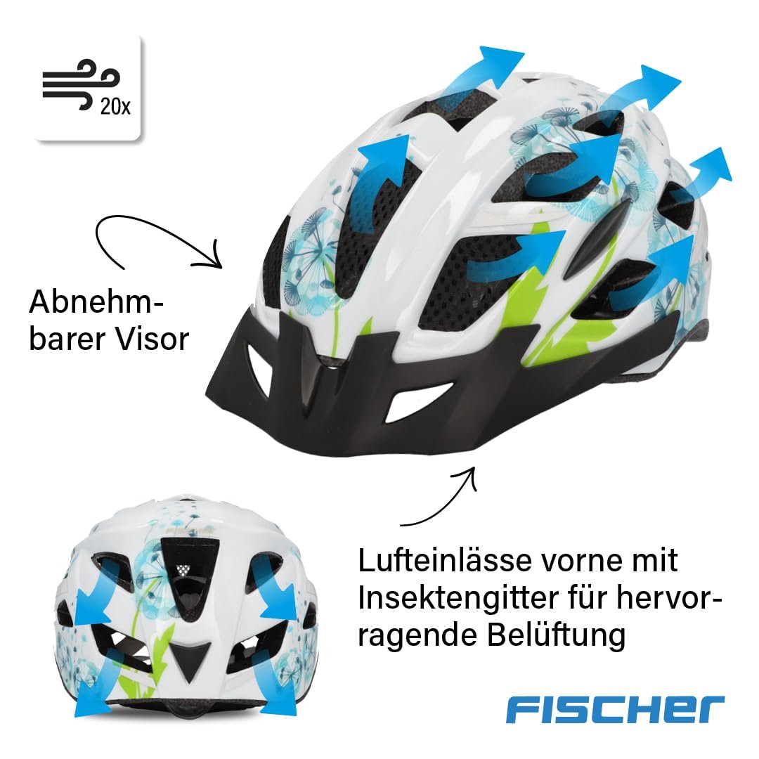 Шлем Велосипедный Fischer City Urban, размер S/M или L/XL, с внутренней кольцевой системой с подсветкой, разных цветов, фото №6