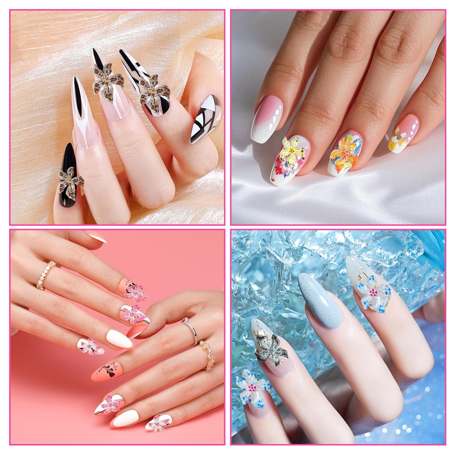 3D Цветок Без бренда Разные Цвета, 180 шт, фото №6