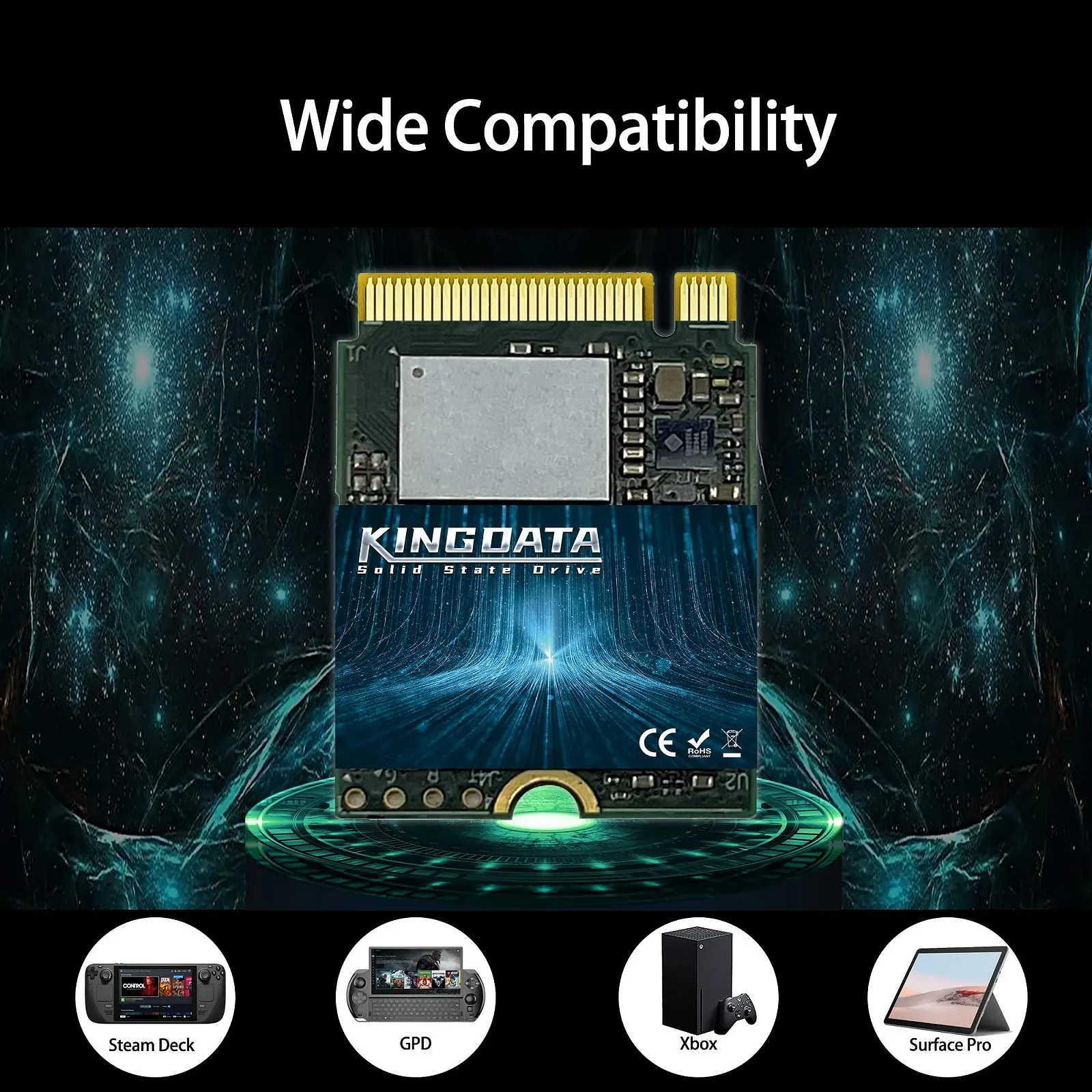 SSD KINGDATA 1TB M.2 2230 NVMe PCIe 3.0x4 Internal, фото №4