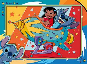 Дитячий пазл Ravensburger Disney Stitch 4 в 1 12, 16, 20, 24 элемента synthetic.ua - Фото 1