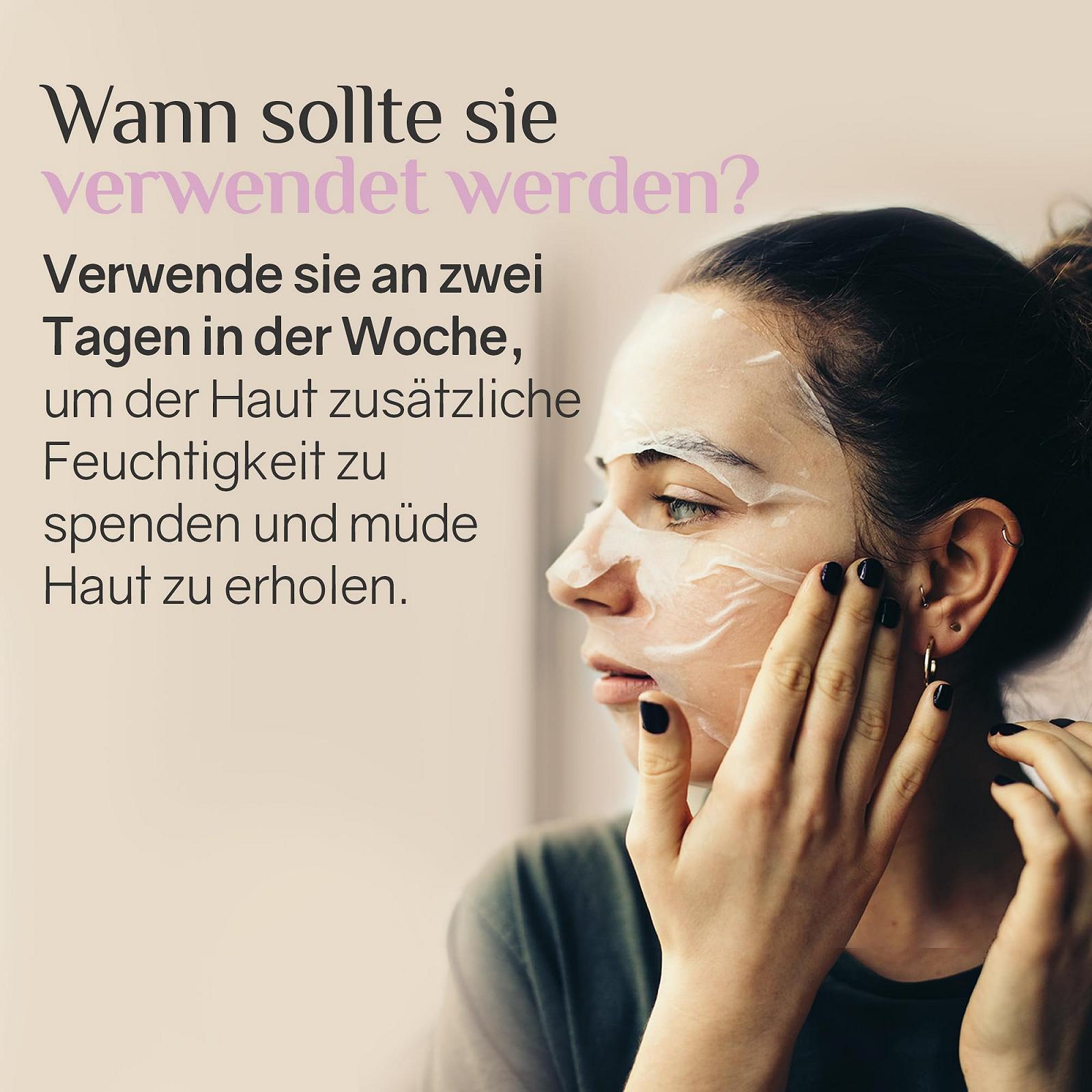 Маска для обличчя Ardaraz Anti-Wrinkle and Moisture з бакучіолом, рослинним ретинолом, 5 шт, фото №5