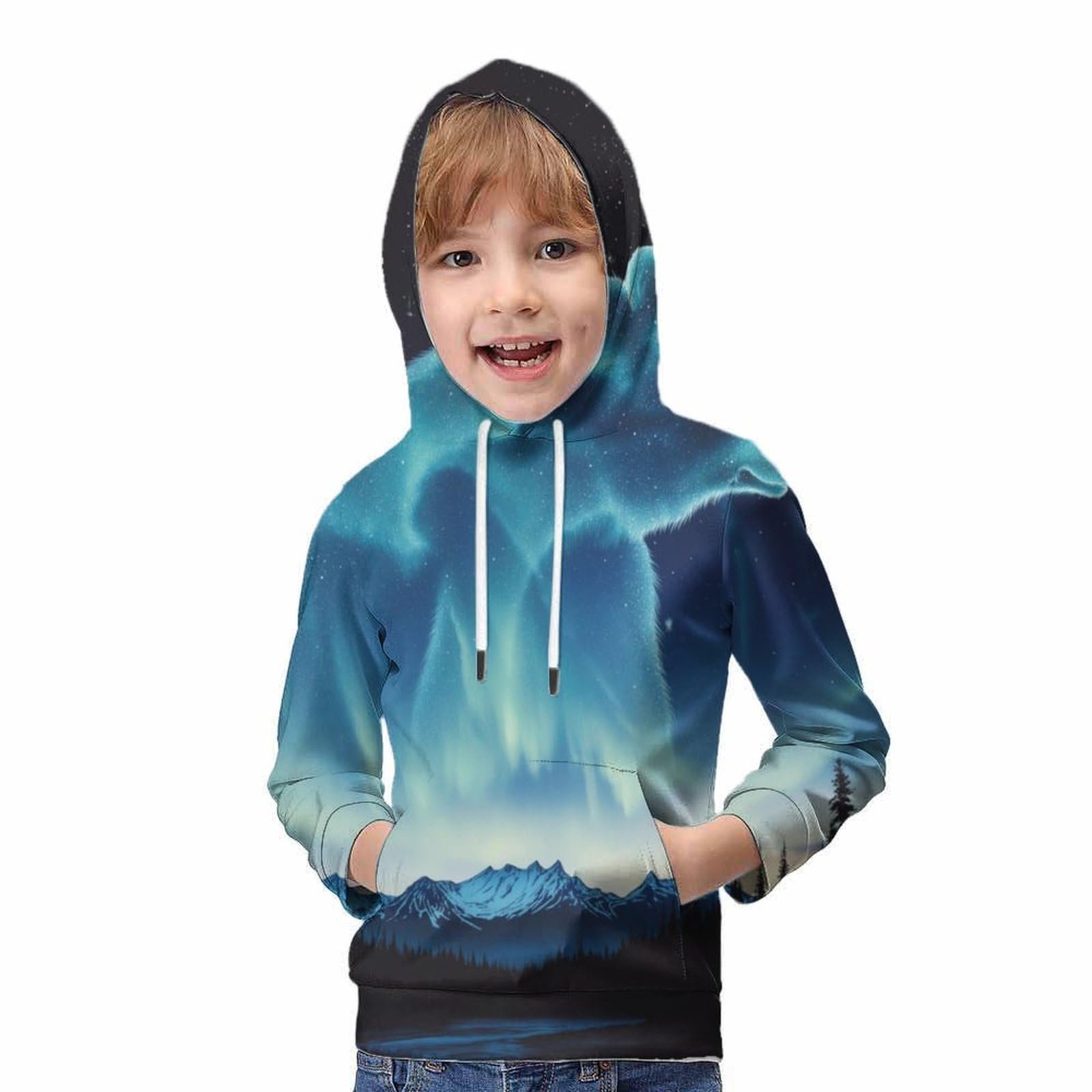 Худі YYVKPMLXC Дитячий Підлітковий 3D Кольорова Галактика, фото №5